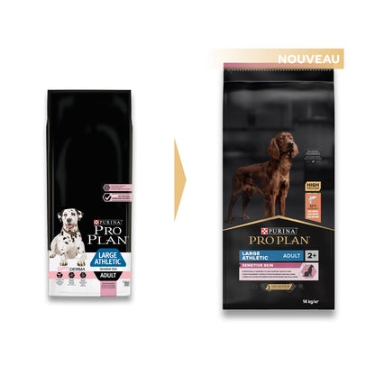Pro Plan Sensitive Skin Large Athletic Adult au saumon - croquettes chien
