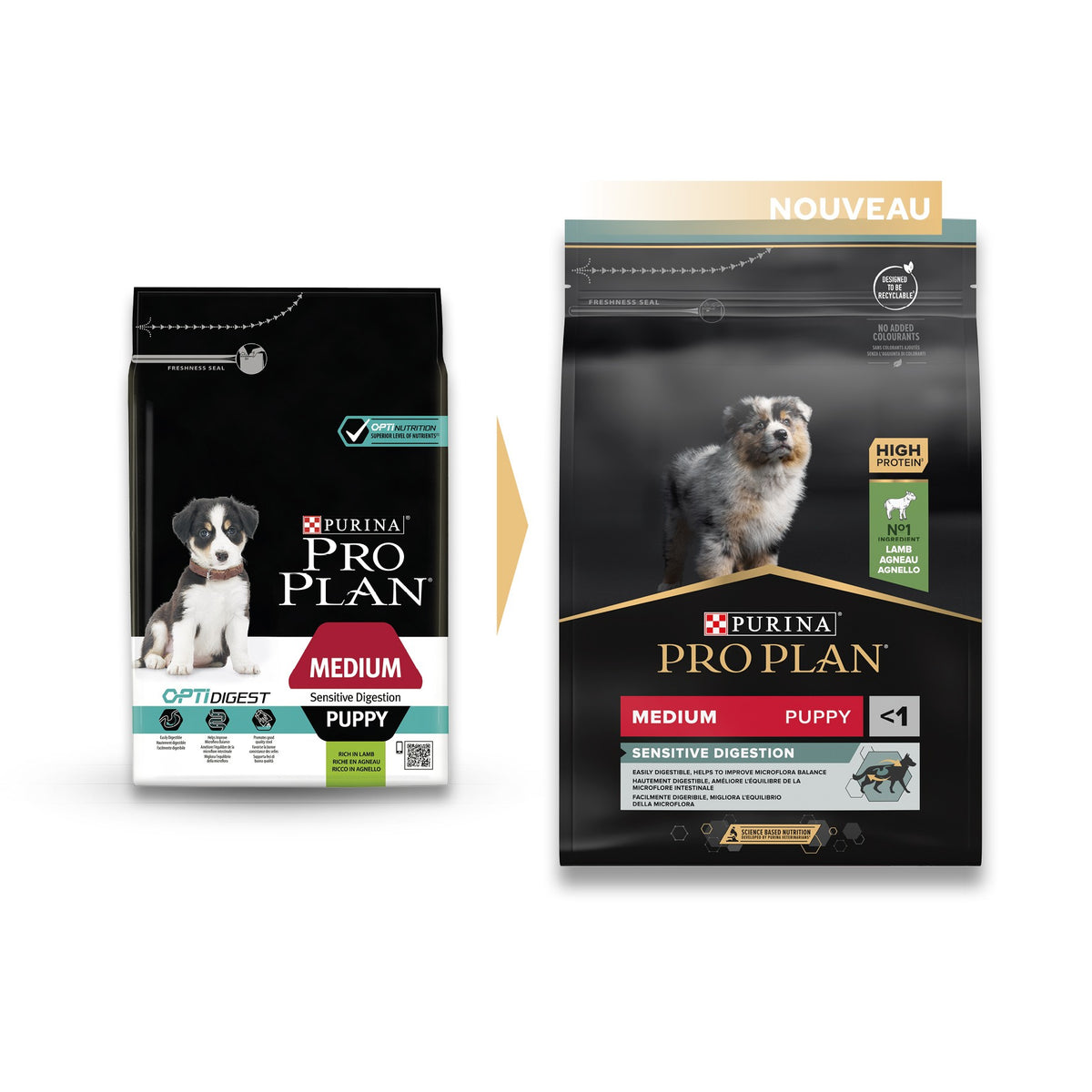 Pro Plan Sensitive Digestion Medium Puppy à l&