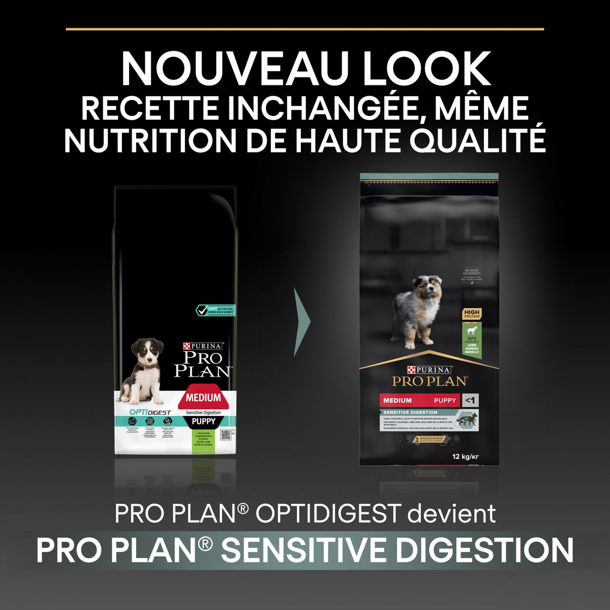 Pro Plan Sensitive Digestion Medium Puppy à l&