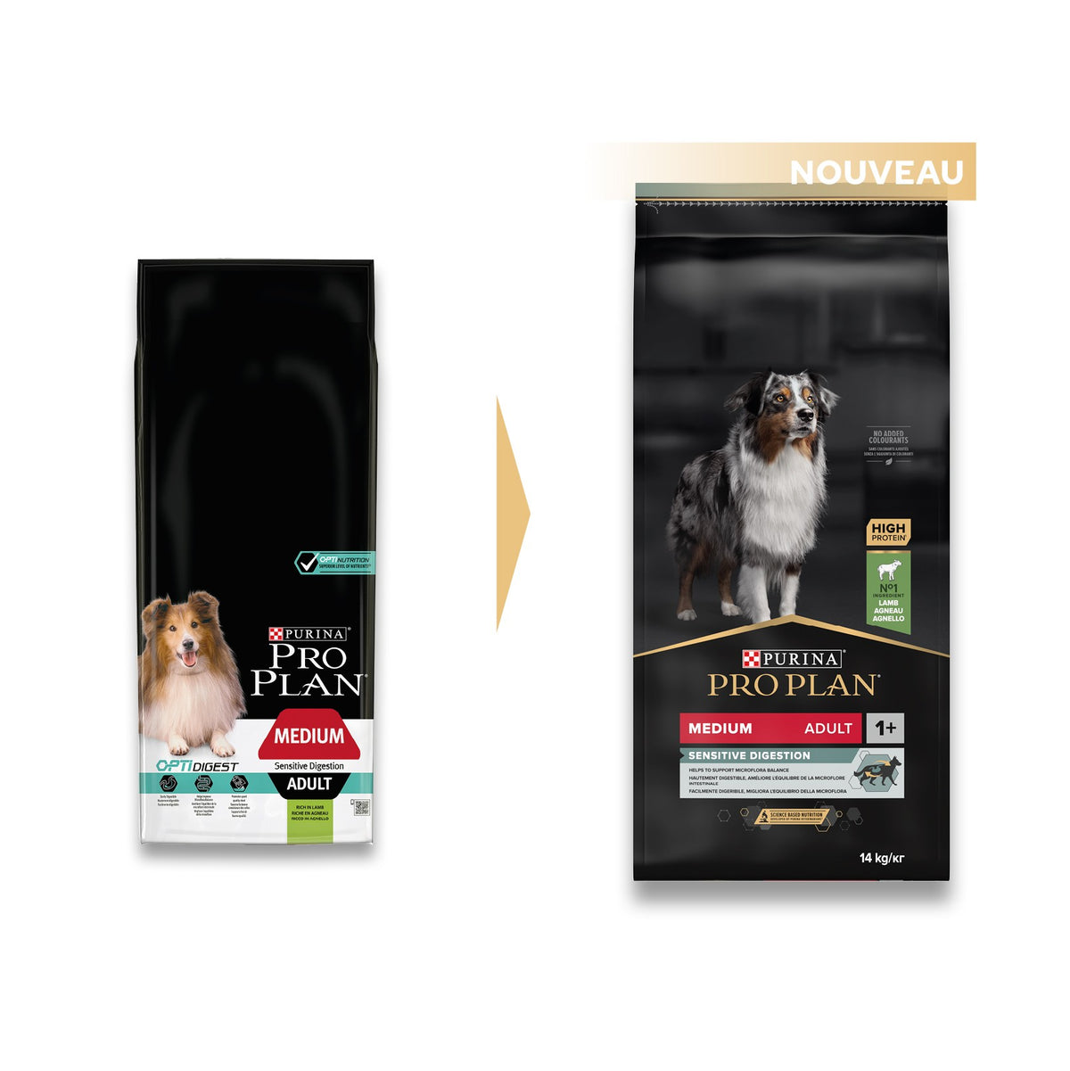 Pro Plan Sensitive Digestion Medium Adult à l&