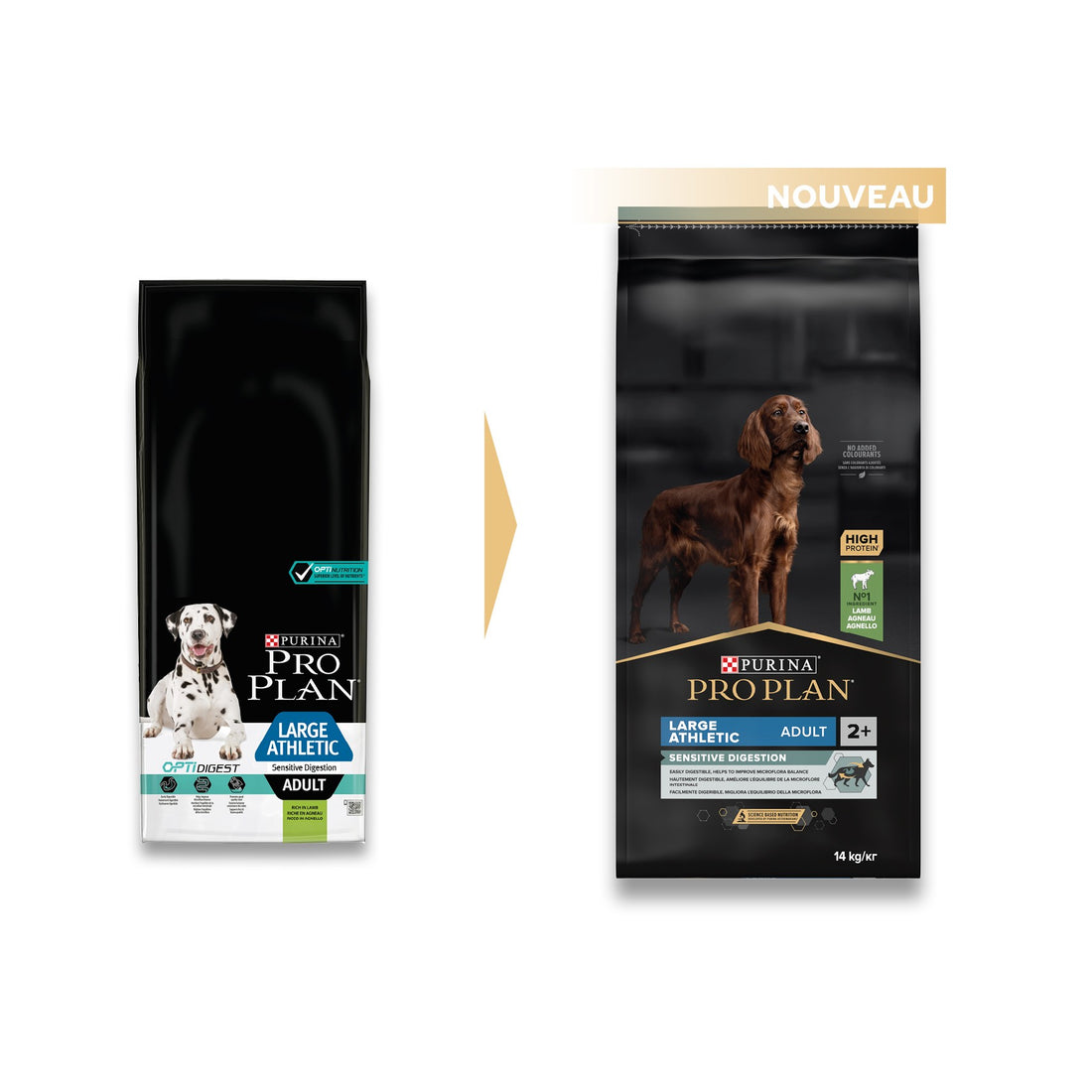 Pro Plan Sensitive Digestion Large Athletic Adult à l&