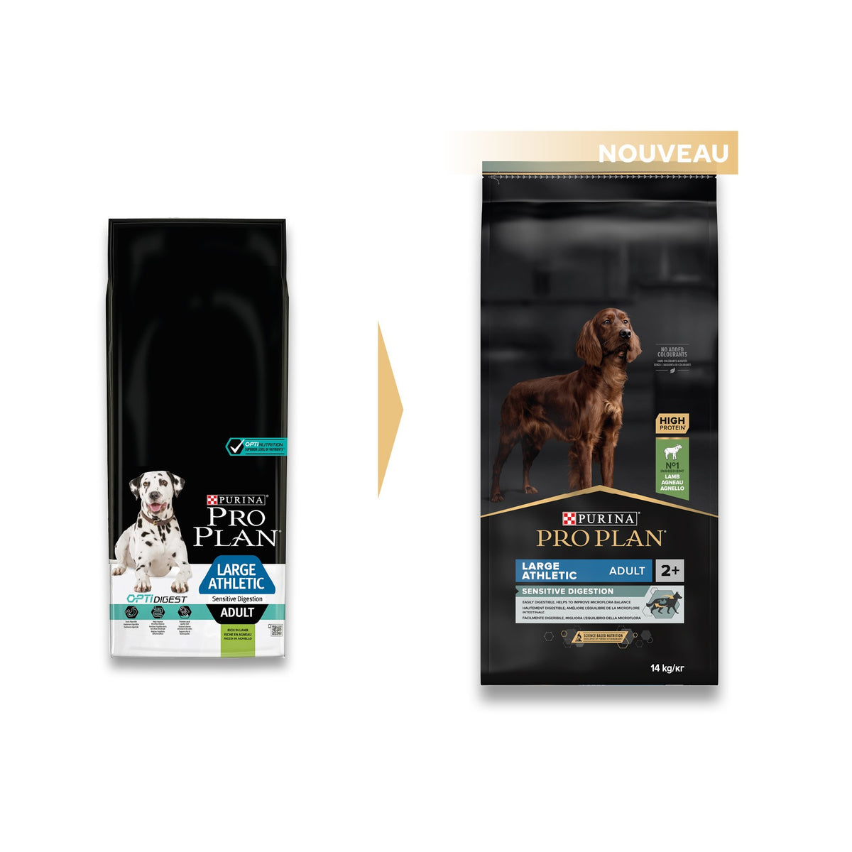 Pro Plan Sensitive Digestion Large Athletic Adult à l&