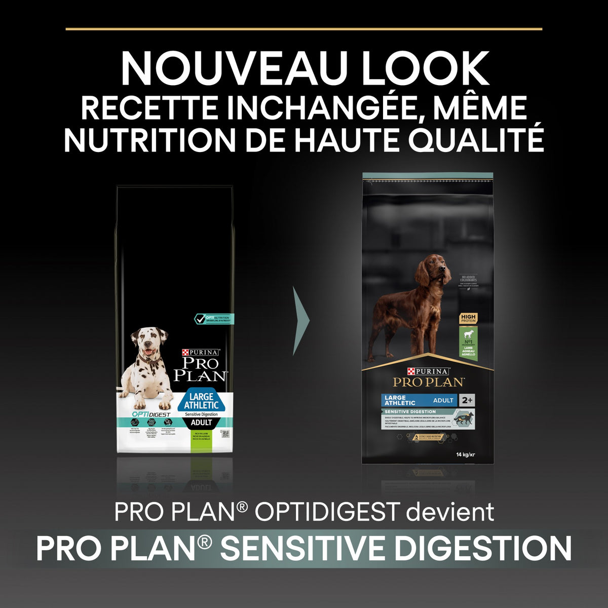 Pro Plan Sensitive Digestion Large Athletic Adult à l&
