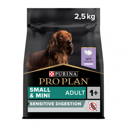 Pro Plan Sensitive Digestion No Grain Small &amp; Mini Adult à la dinde - croquettes chien
