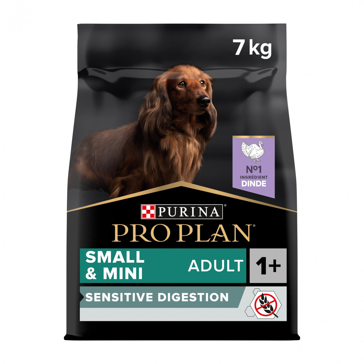 Pro Plan Sensitive Digestion No Grain Small &amp; Mini Adult à la dinde - croquettes chien