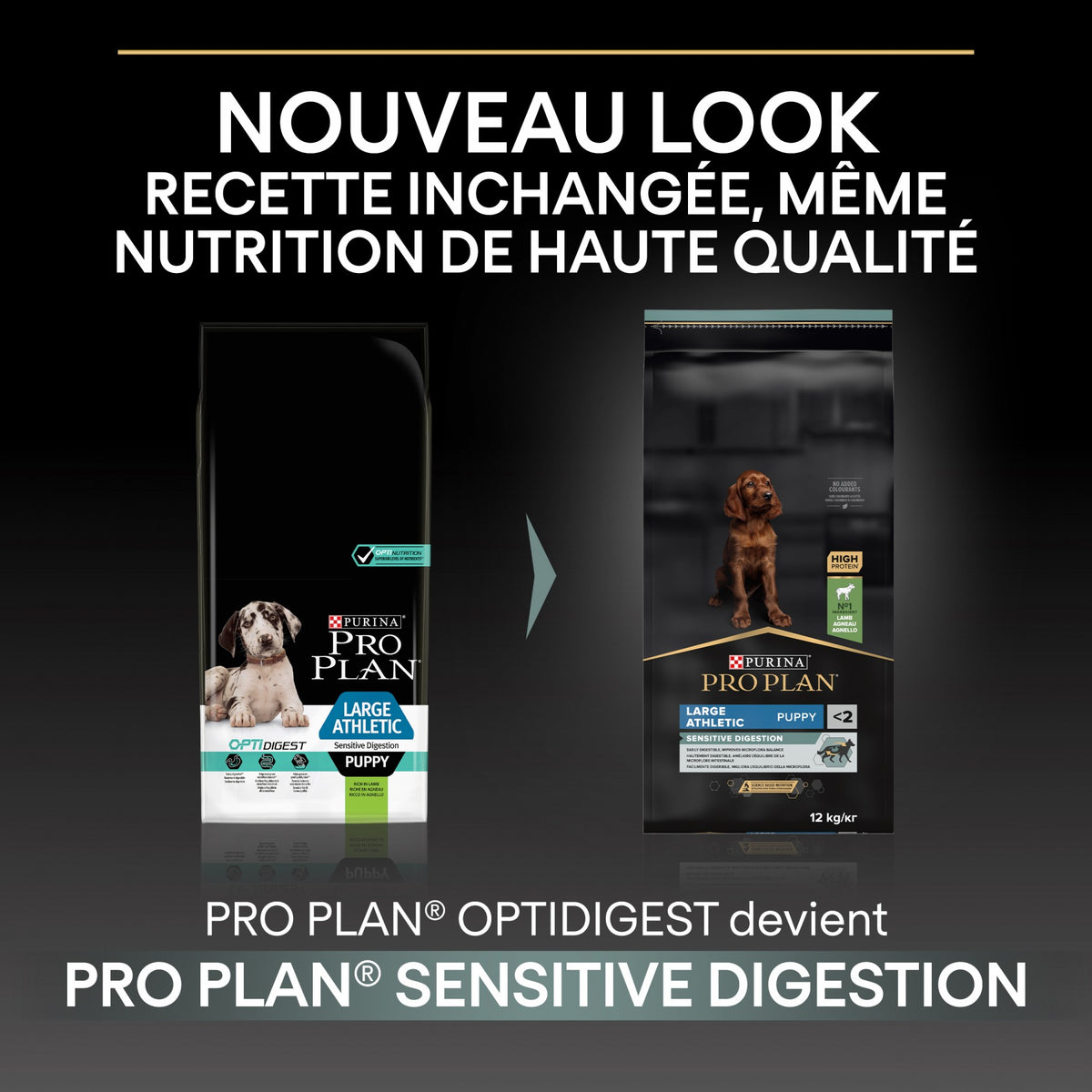 Pro Plan Sensitive Digestion Large Athletic Puppy à l&