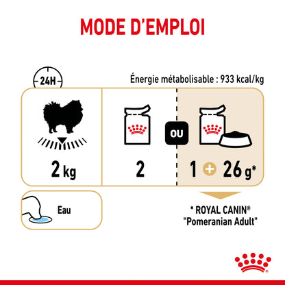 Royal Canin Pomeranian Adult (Spitz Nain) - pâtée chien