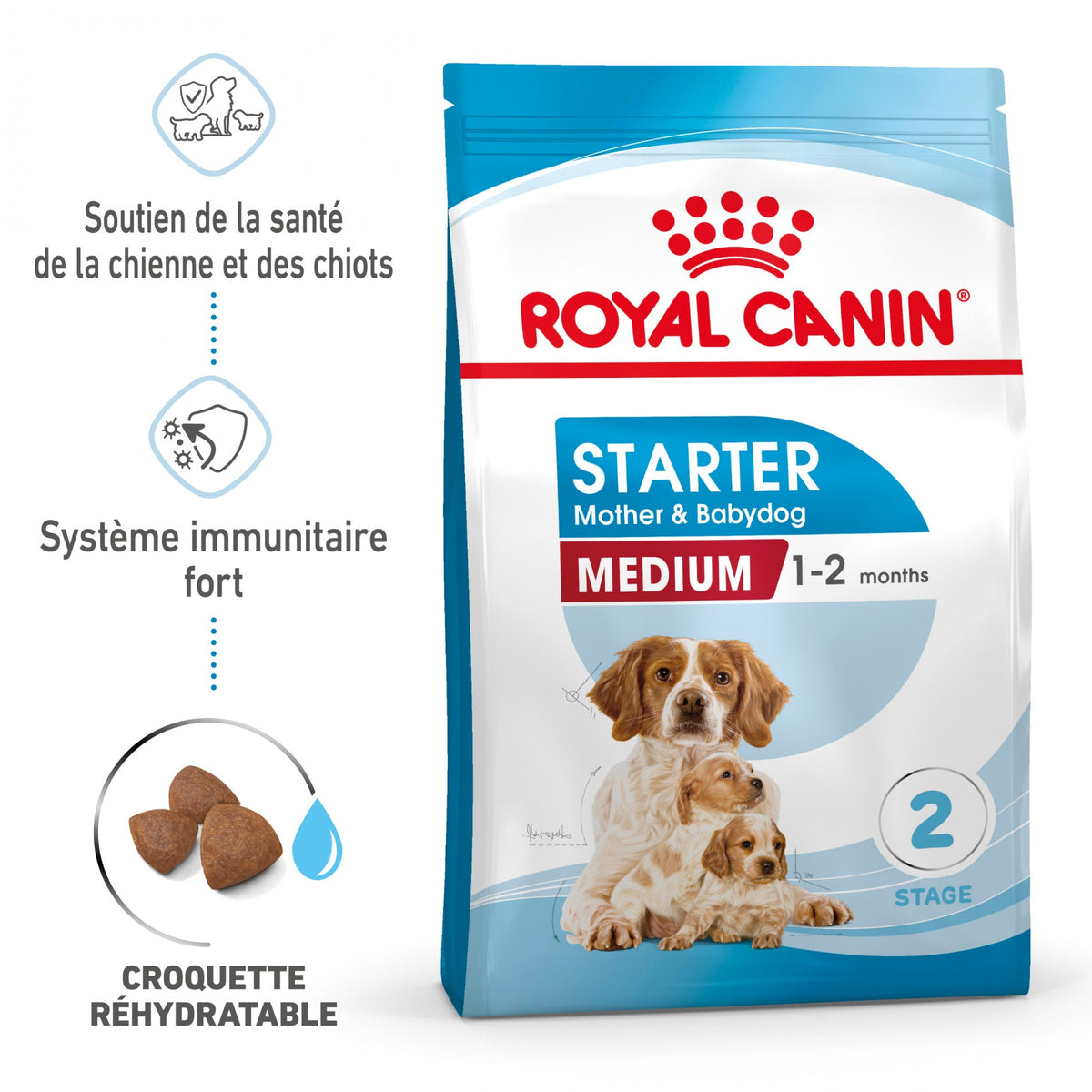 Royal Canin Medium Starter - croquettes chiot, chienne