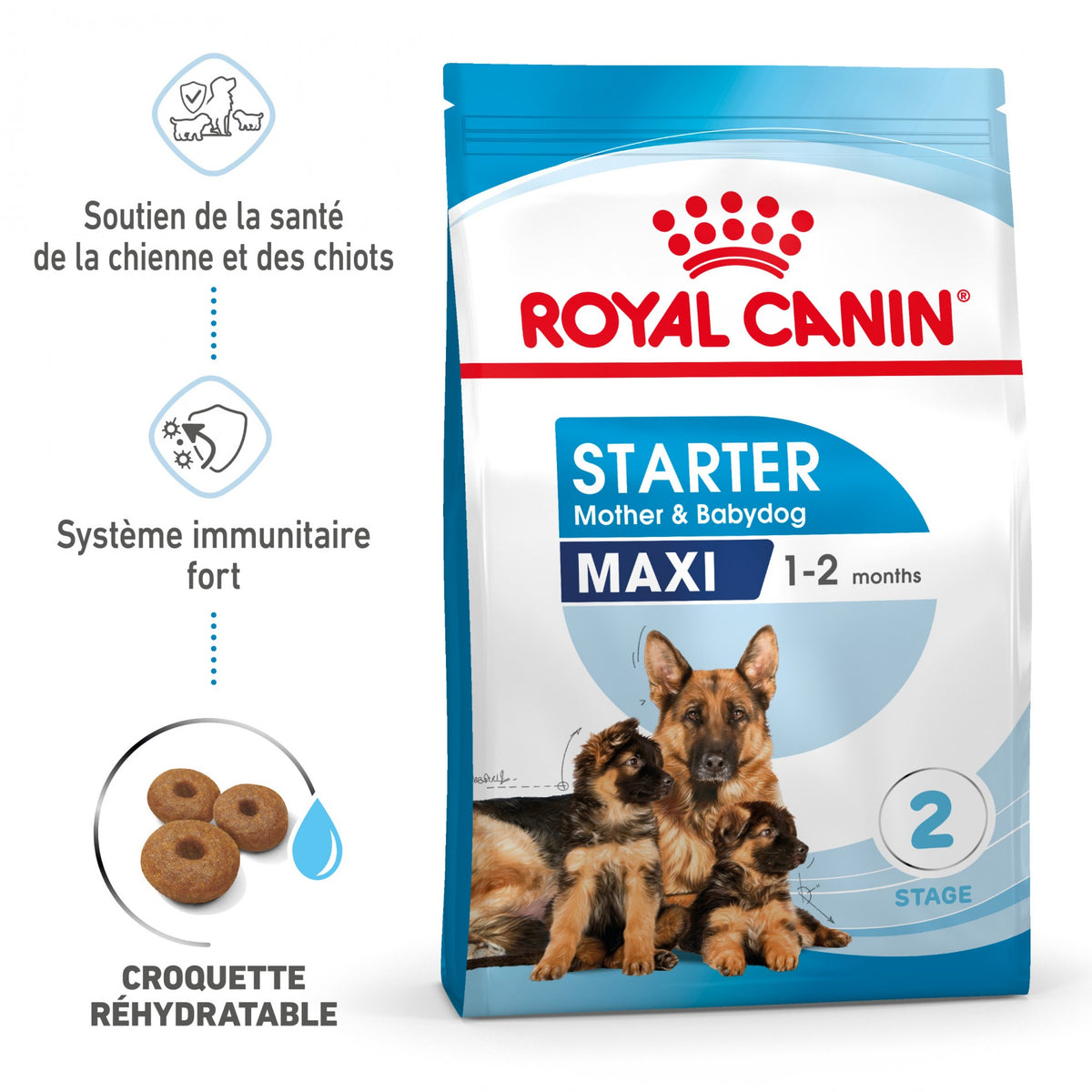 ROYAL CANIN Starter Maxi Mother &amp; Babydog - Croquettes pour chiot