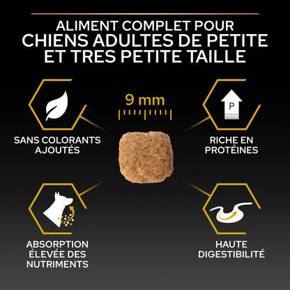 Pro Plan Light/Sterilised Small &amp; Mini Adult au poulet - croquettes chien