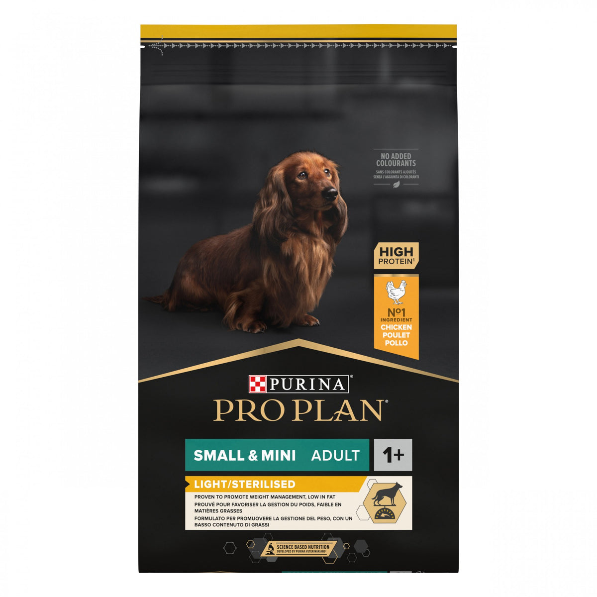 Pro Plan Light/Sterilised Small &amp; Mini Adult au poulet - croquettes chien