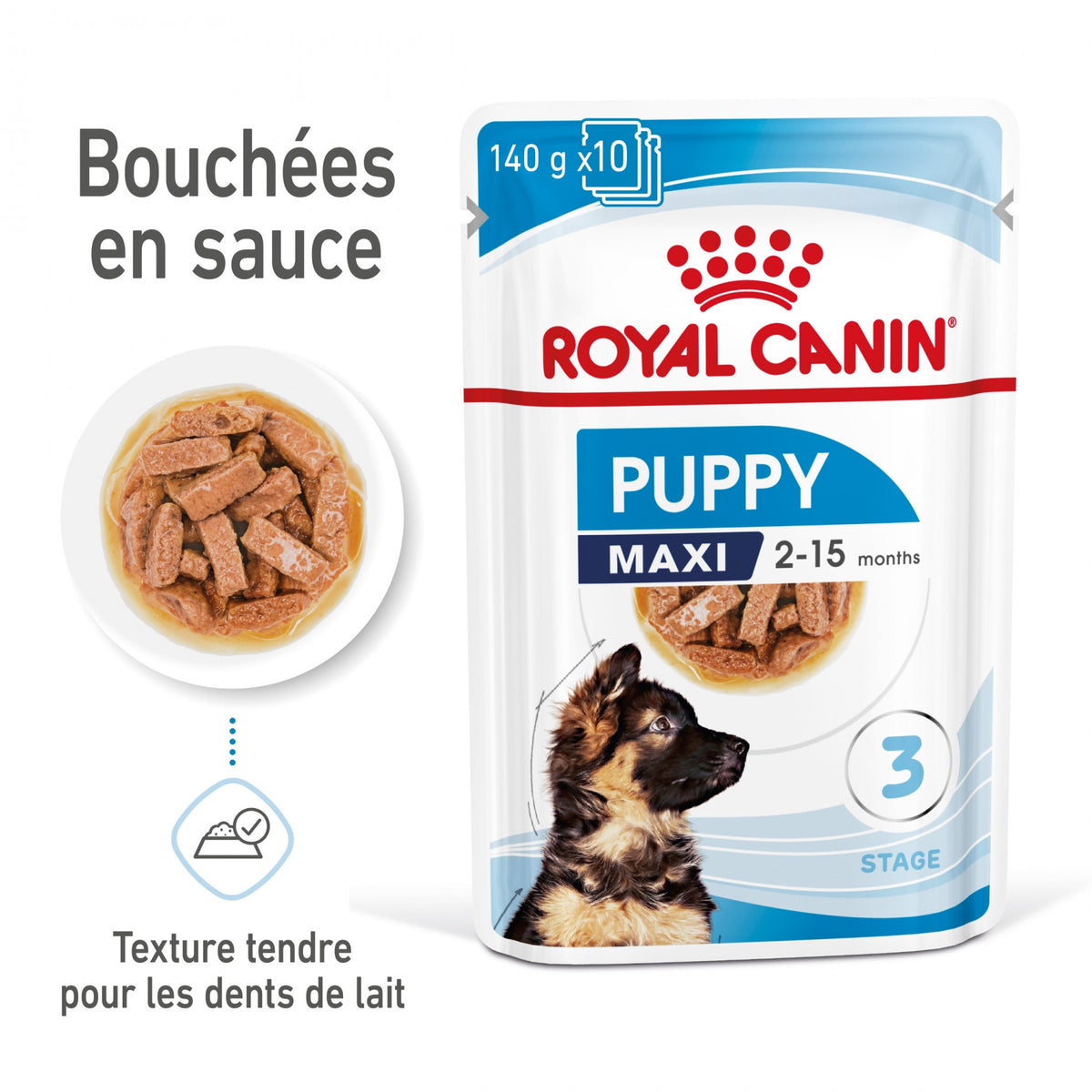 Royal Canin Maxi Puppy en sauce - pâtée chiot