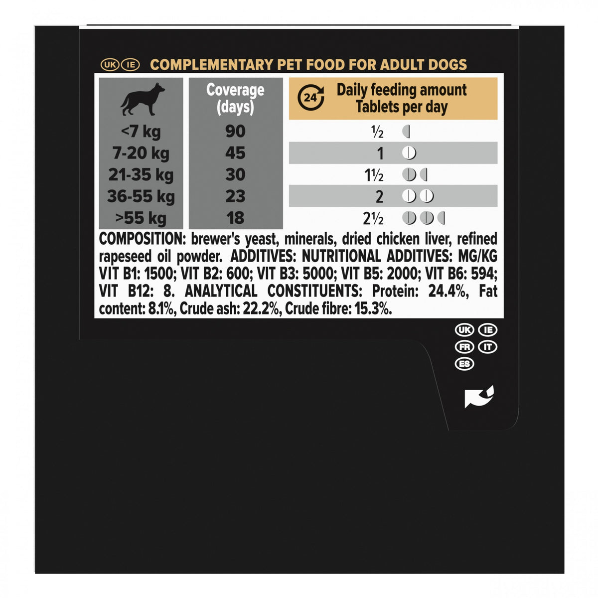 Pro Plan Multi Vitamins+ en comprimés chien