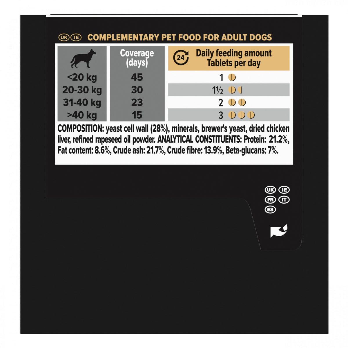 Pro Plan® Natural Defenses+ en comprimés chien
