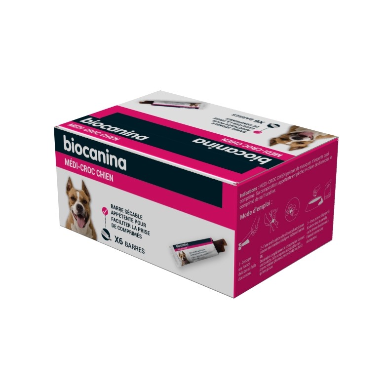 Medi-Croc cache-comprimé chien