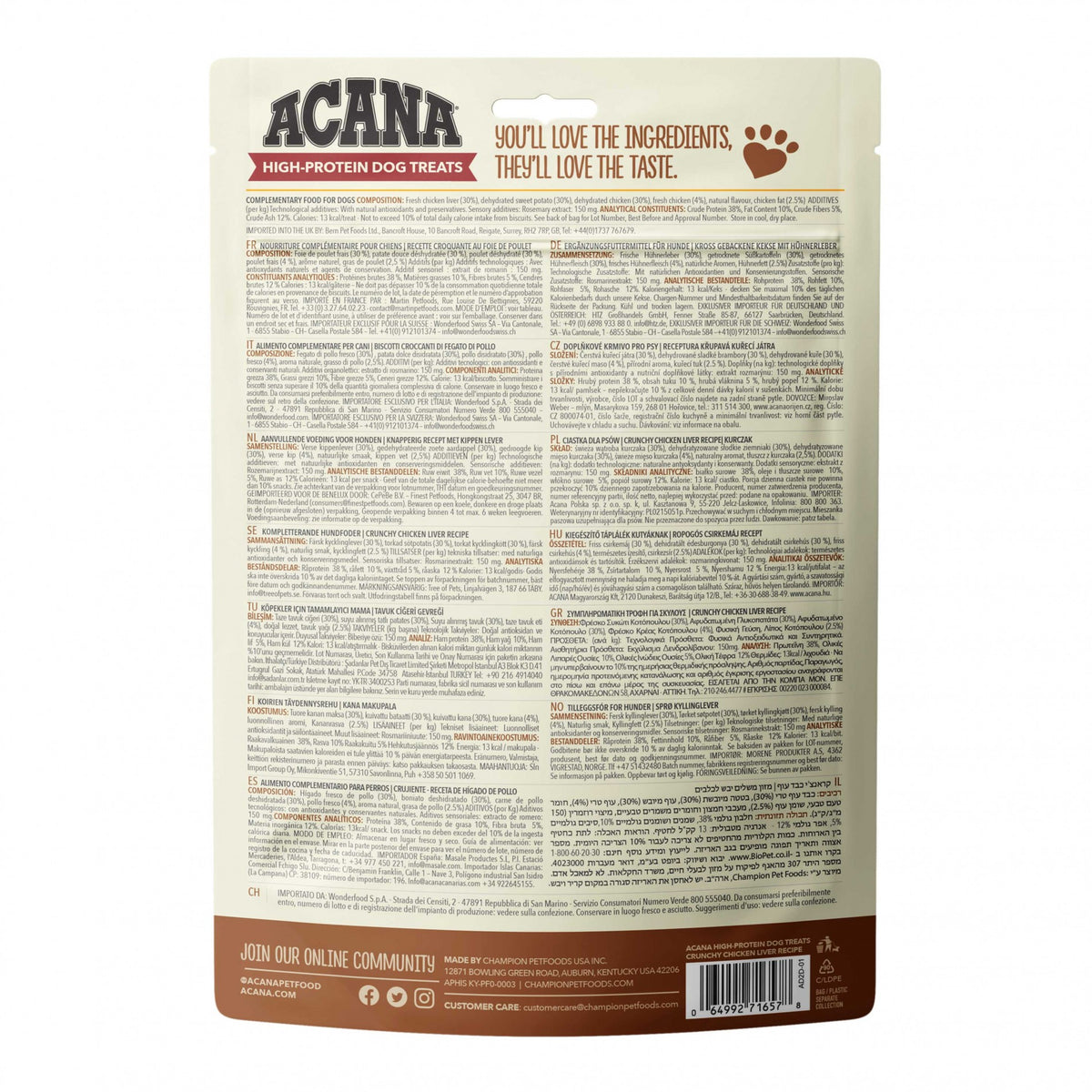 Biscuits High-Protein Crunchy chien