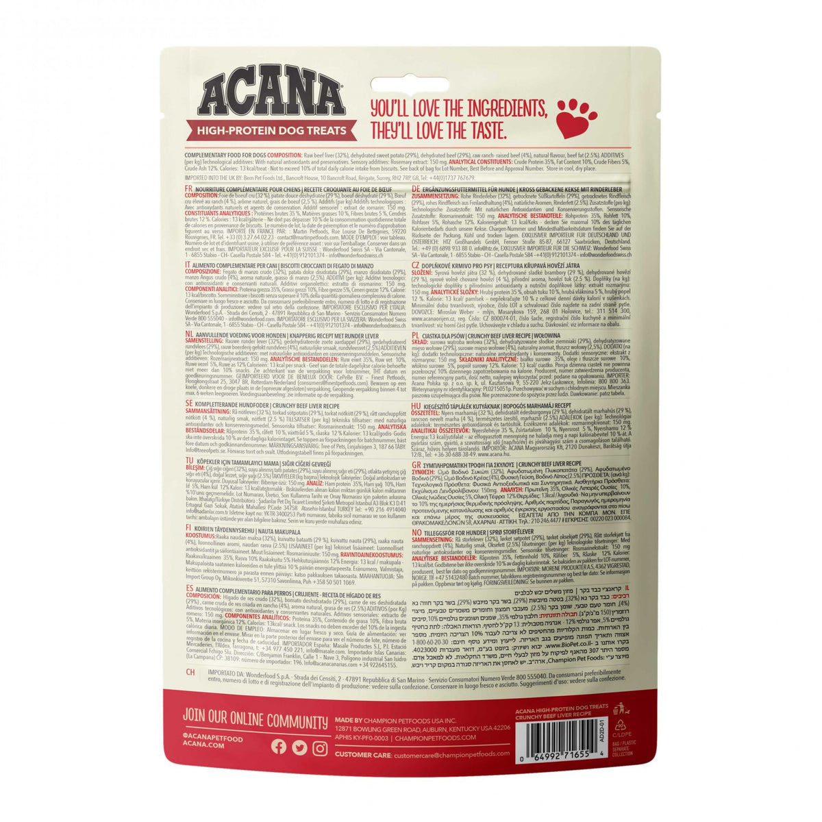 Biscuits High-Protein Crunchy chien