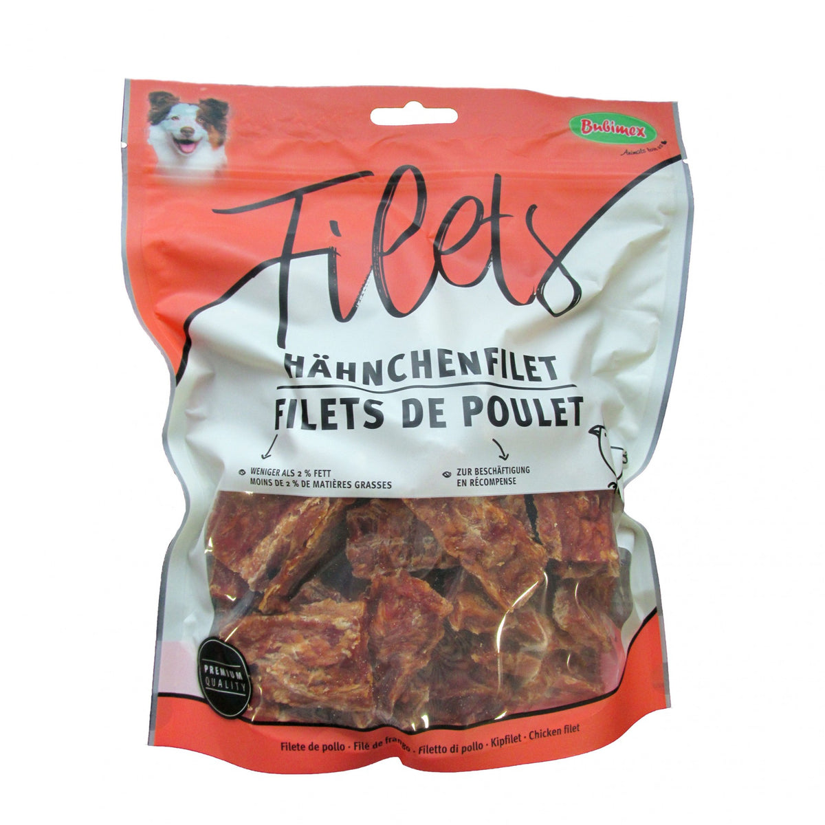 Filets de viande chien