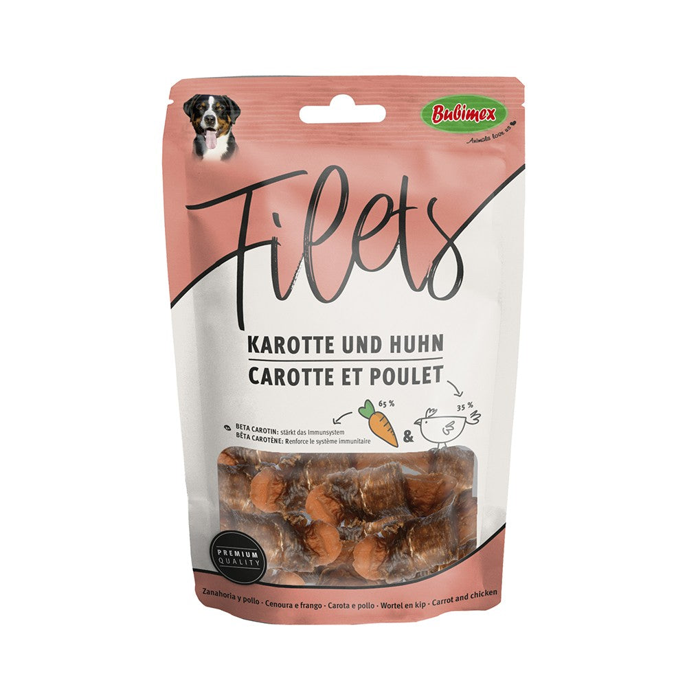 Filets de poulet à la carotte chien