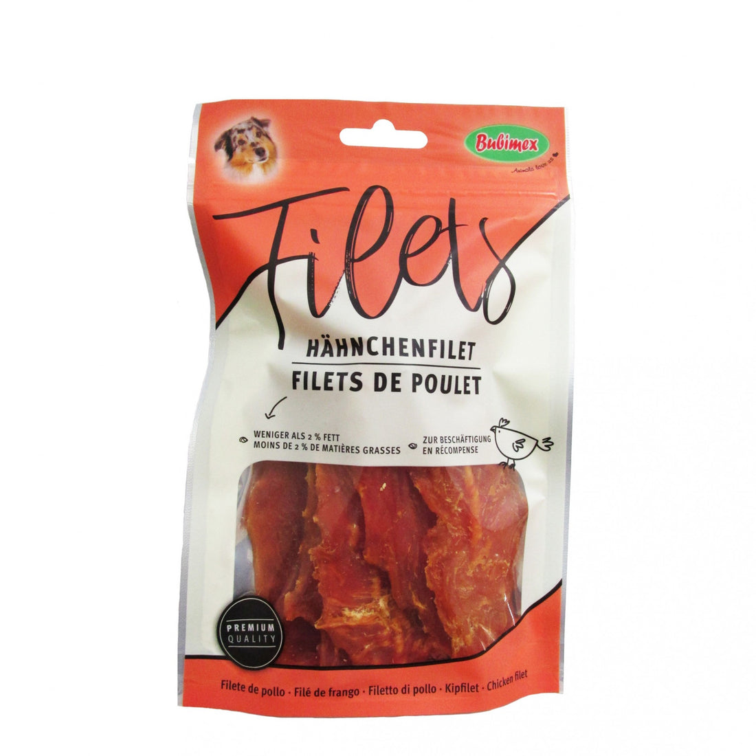 Filets de viande chien