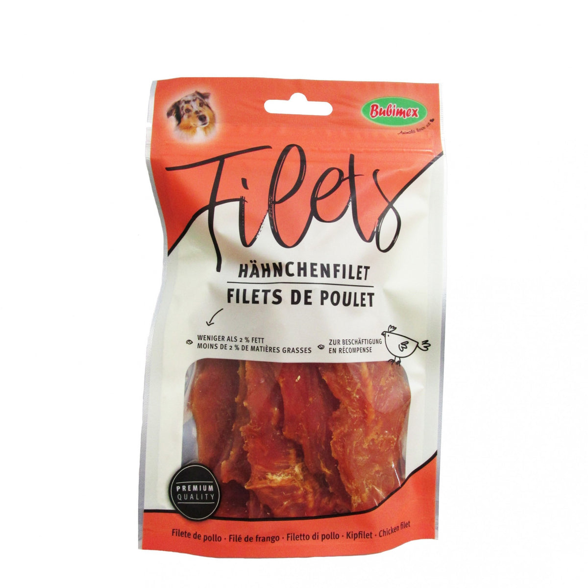 Filets de viande chien