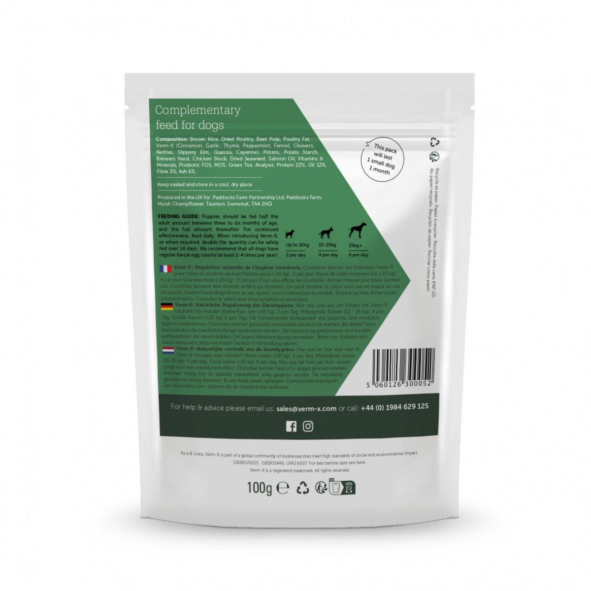 Verm-X Dogs hygiène intestinale chien