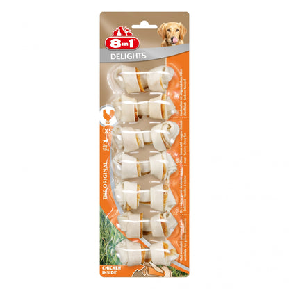 Os à mâcher 8 in 1 Delights poulet chien