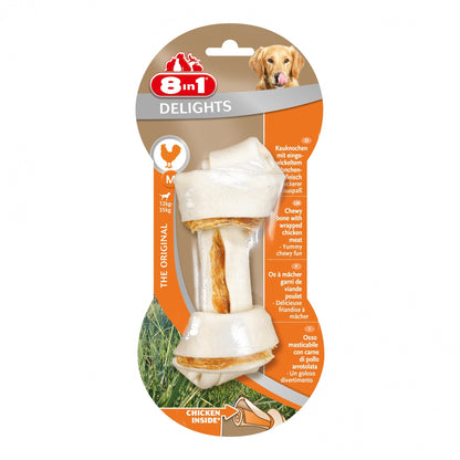 Os à mâcher 8 in 1 Delights poulet chien