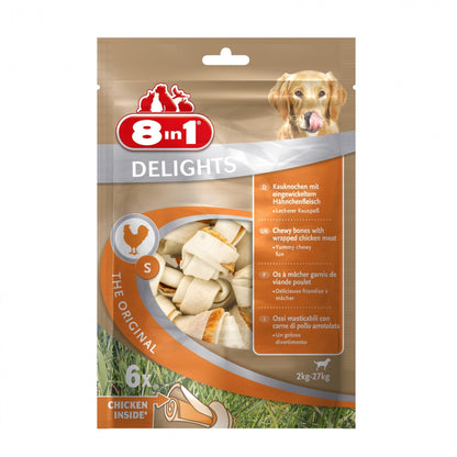 Os à mâcher 8 in 1 Delights poulet chien