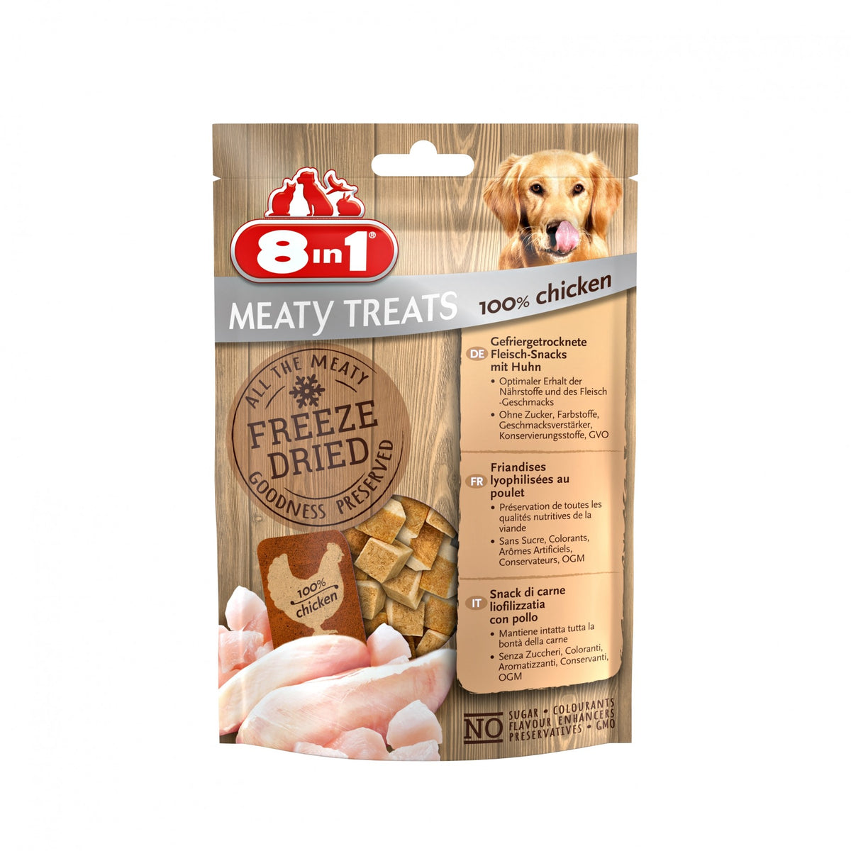 Friandises lyophilisées Meaty Treats chien