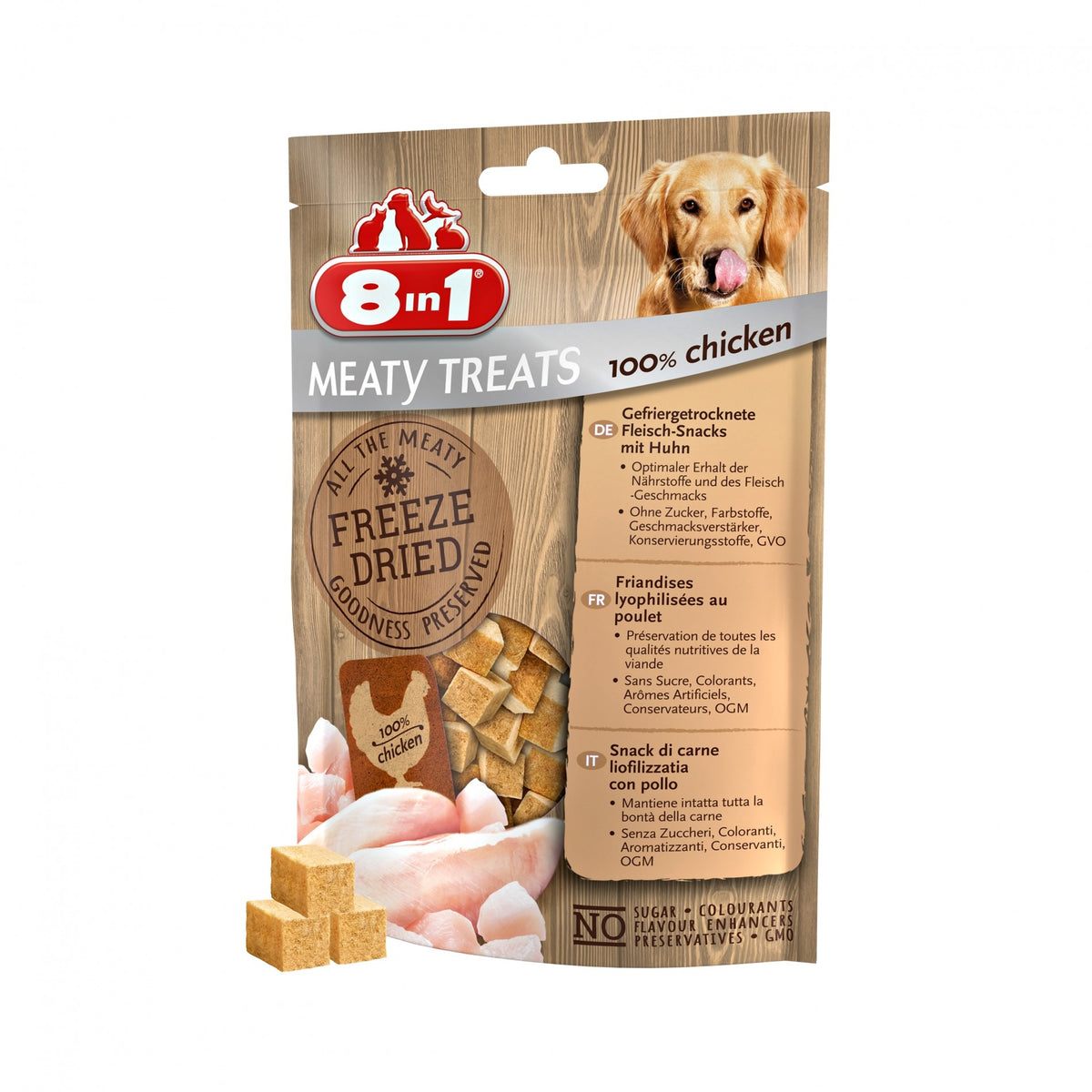 Friandises lyophilisées Meaty Treats chien