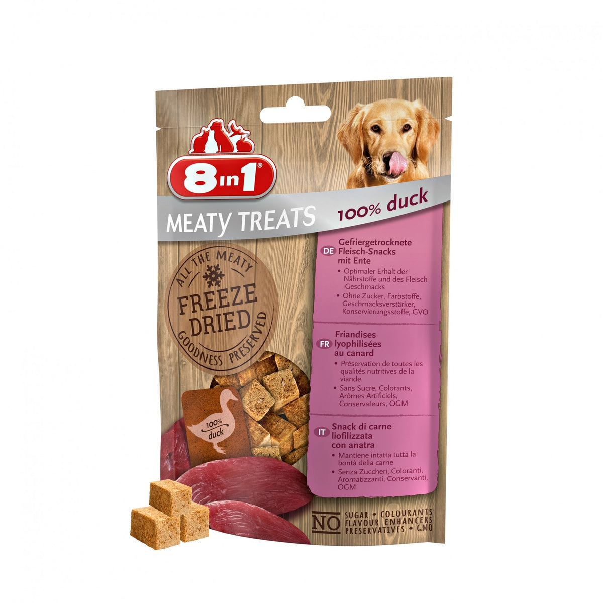 Friandises lyophilisées Meaty Treats chien