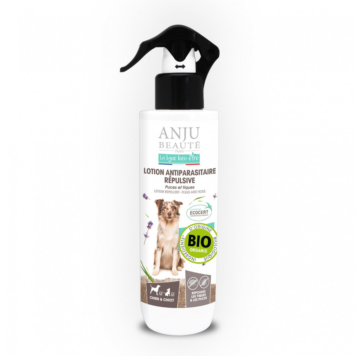 Lotion antiparasitaire répulsive chien &amp; chiot