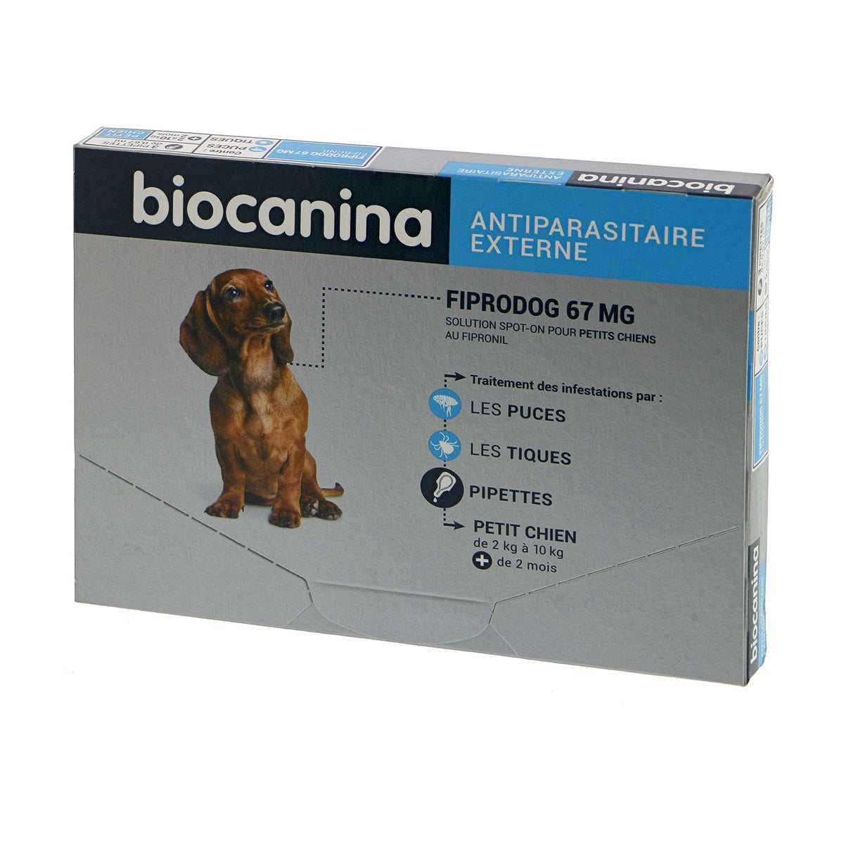 Biocanina Pipettes antiparasitaire Fiprodog Spot-On chien
