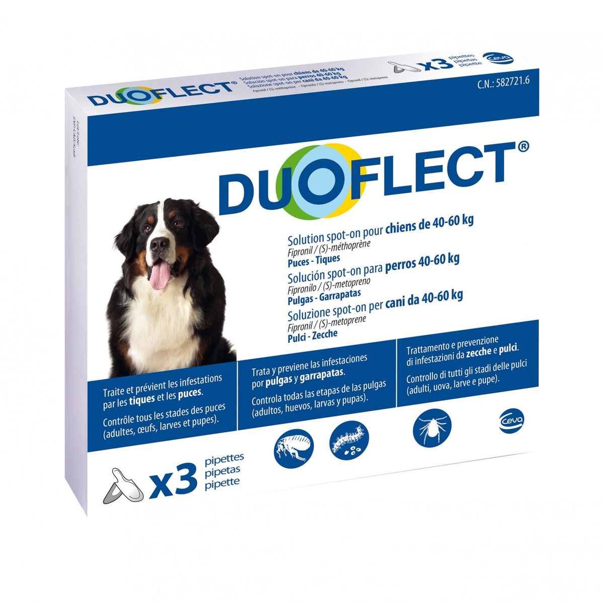 Pipettes Duoflect chat, chien