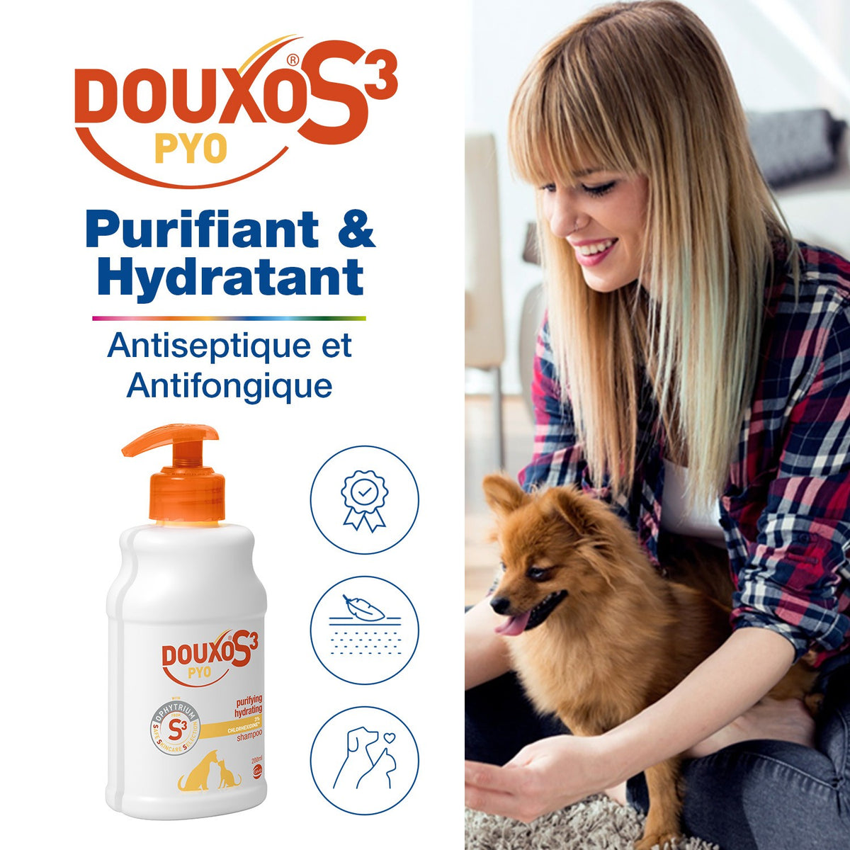 Douxo S3 Pyo shampooing chien, chat