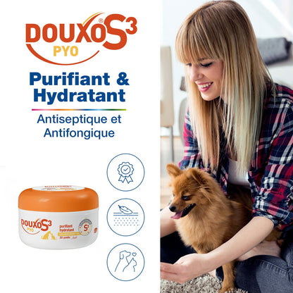 Douxo S3 Pyo Pads chat, chien