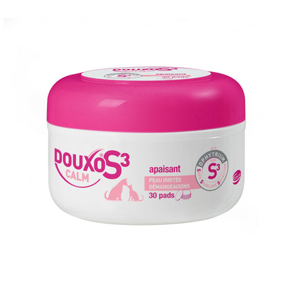 Douxo S3 Calm Pads disques nettoyants apaisants chien, chat