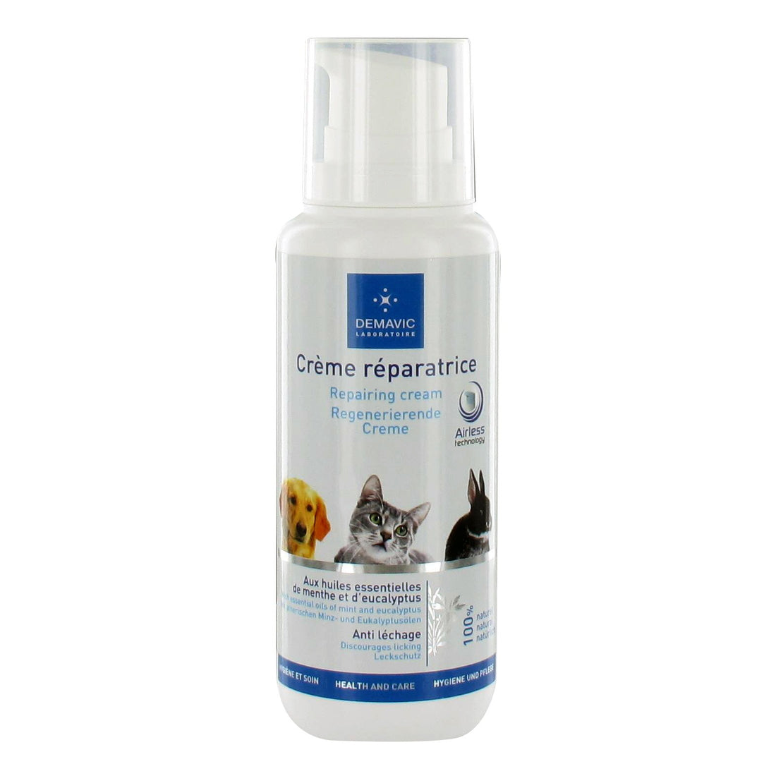 Crème réparatrice pour petites plaies chien, chat, lapin