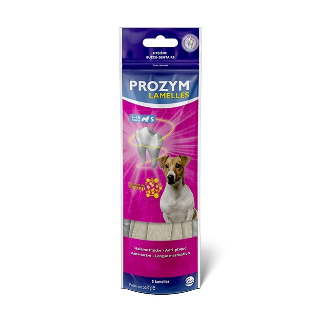 Prozym hygiène bucco-dentaire lamelles à mâcher format découverte chien