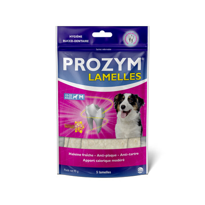 Prozym hygiène bucco-dentaire lamelles à mâcher format découverte chien