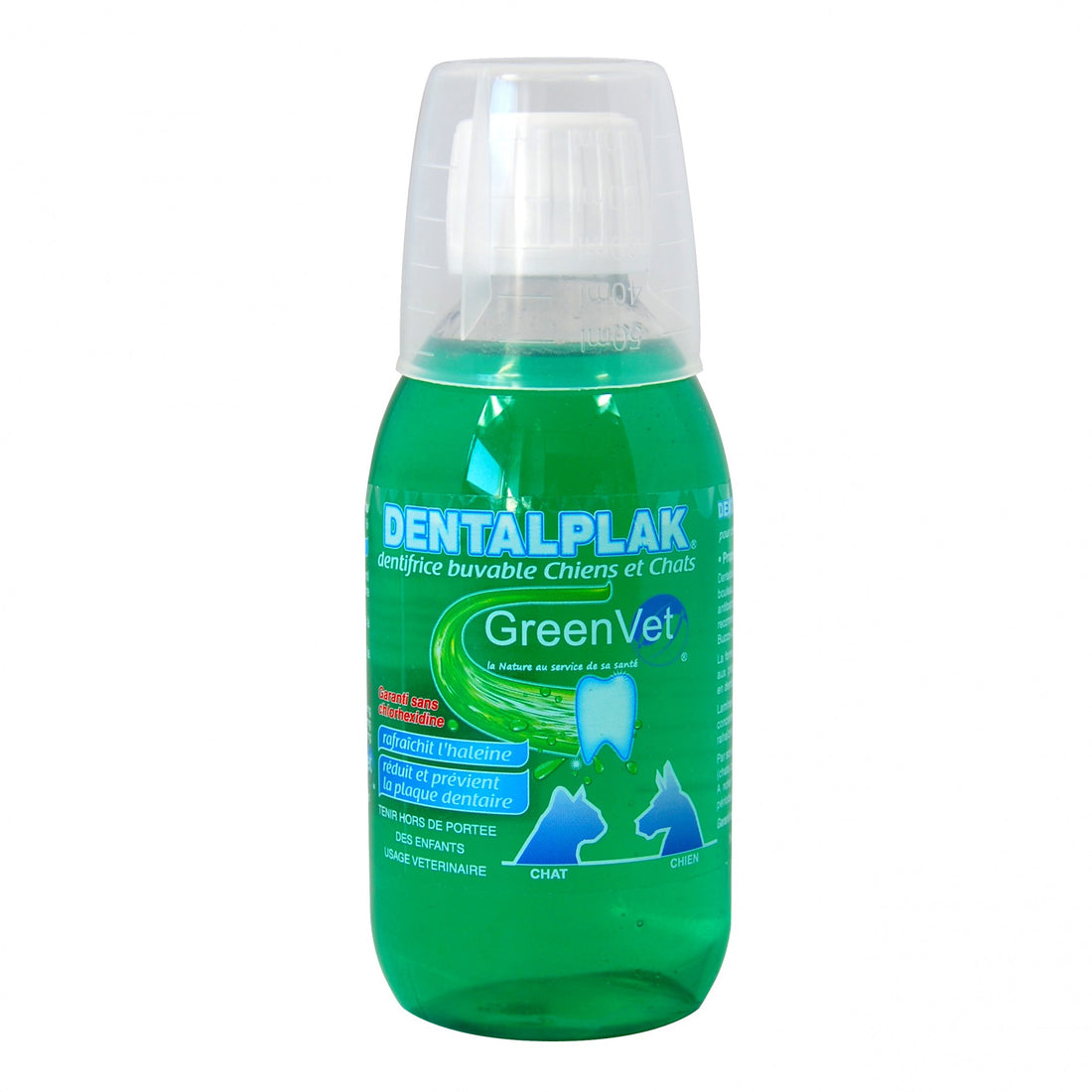Dentifrice buvable Dentalplak chien, chat