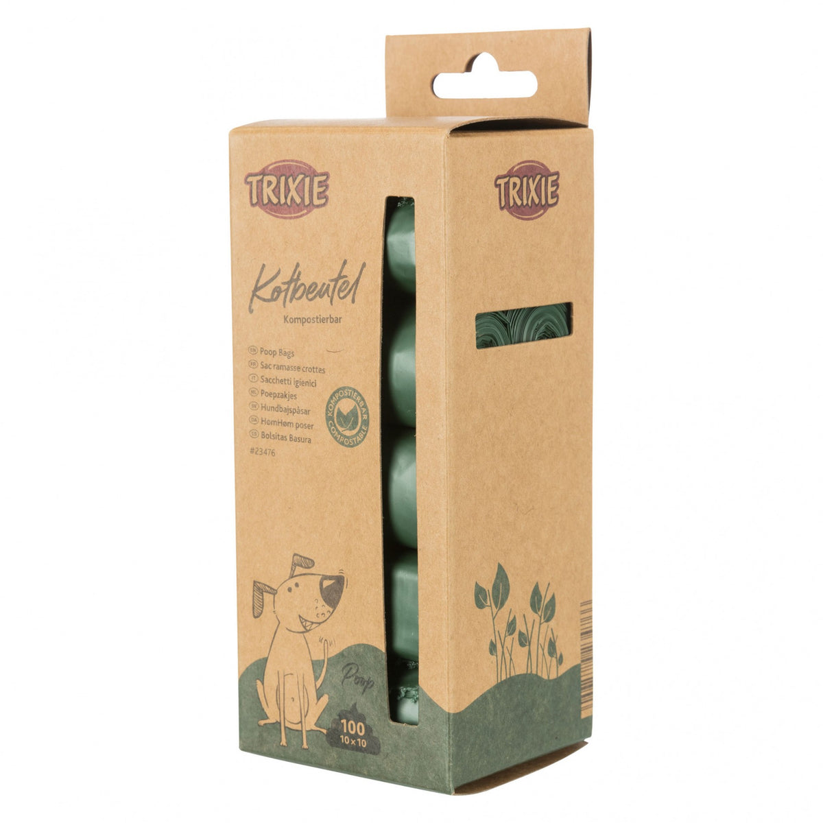 Sacs à crottes compostables Trixie chien
