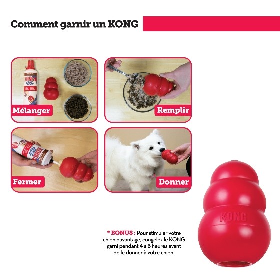 Jouet Extreme Kong à mâcher ultra-résistant chien