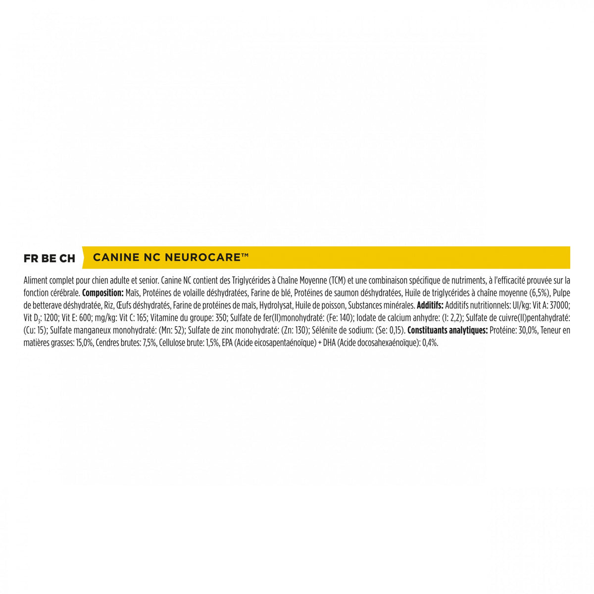Pro Plan Veterinary Diets NC NeuroCare - croquettes chien