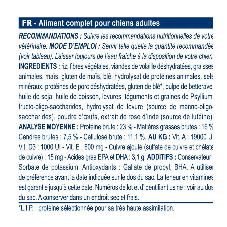 Royal Canin Veterinary GastroIntestinal High Fibre - croquettes chien