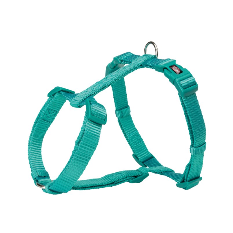 Harnais Premium bleu turquoise chien