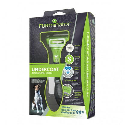 Brosse Furminator poils courts chien