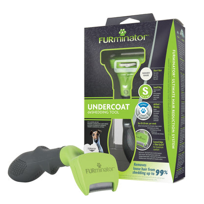 Brosse Furminator poils courts chien
