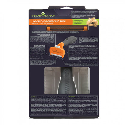Brosse Furminator poils courts chien